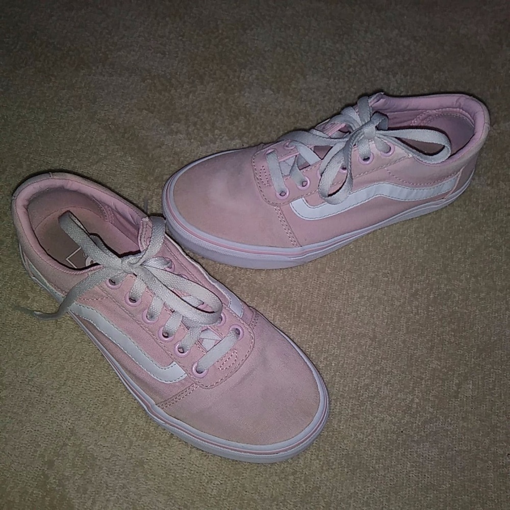 Vans Old Skool lt. pink women's skate shoe sz 6.5